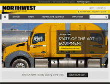 Tablet Screenshot of nwlogistics.com